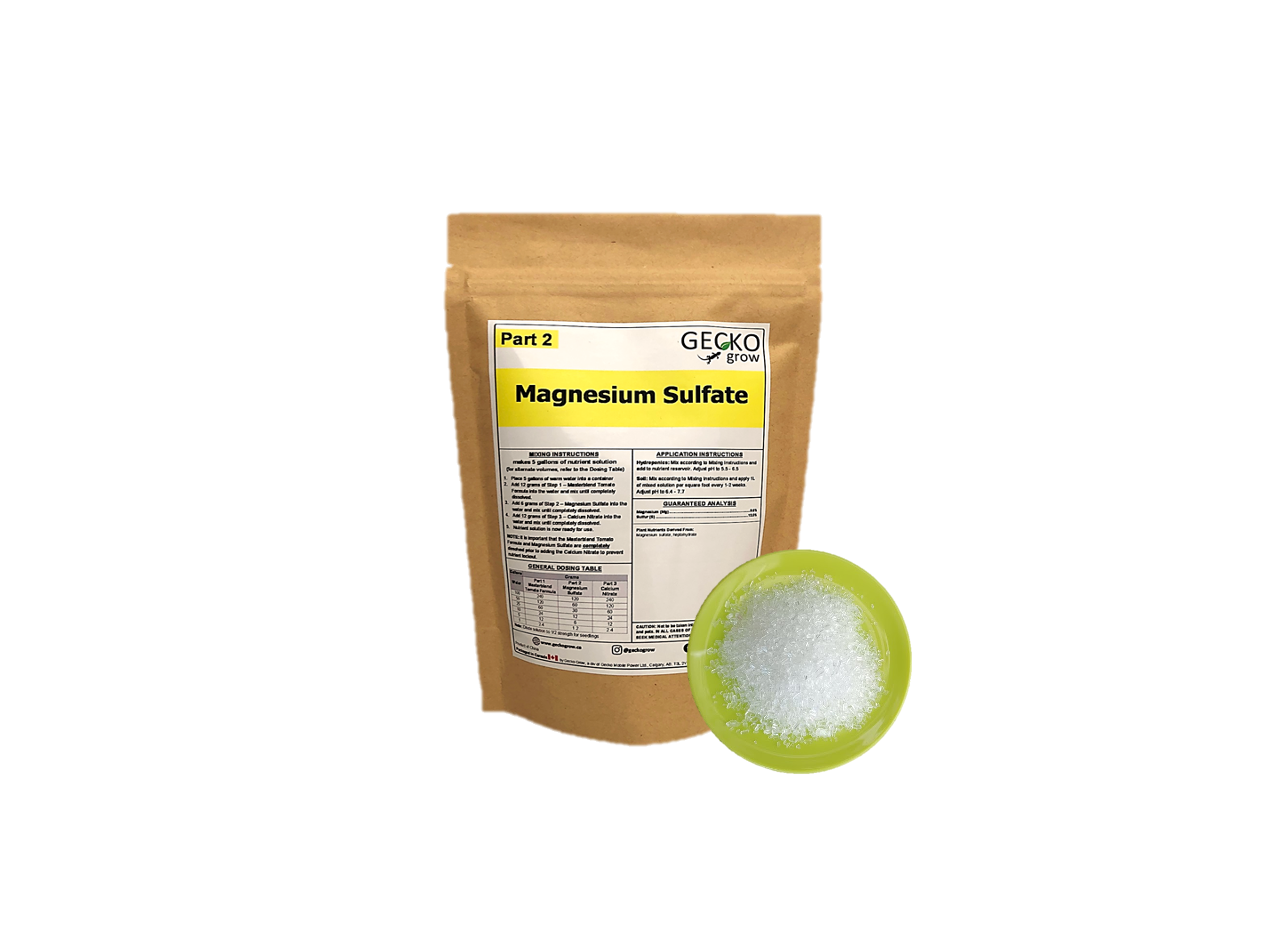 Magnesium Sulfate (Epsom Salt)